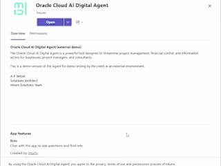 Oracle Cloud AI Digital Agent