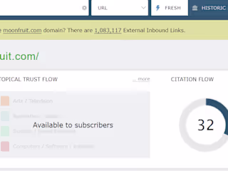 Increased trust flow Tf of website