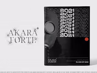 Editorial Design, Akara Forte Yearbook Project