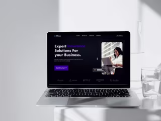 Business Insurance landing page :: Behance