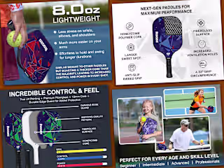 Amazon Product Images , A+ Content Design | Pickleball
