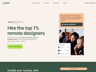 Resplash Website Design