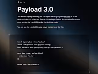 Collab with Payload (trusted by fortune 500 companies)