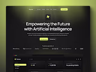 Fluctus - Website Design and Framer Development
