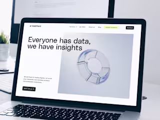 Rebranding & website design for a data analytics company