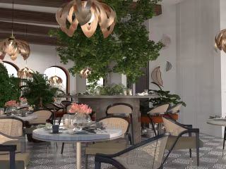 Architectural Visualization of a Resturant Building