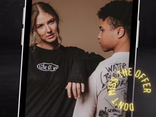Online Shopping Instagram Story AD design on Canva