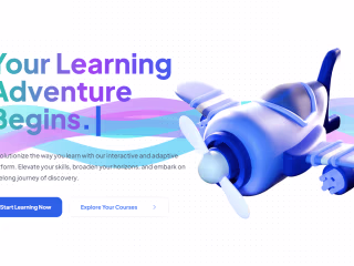E-Learning Platform Landing Page