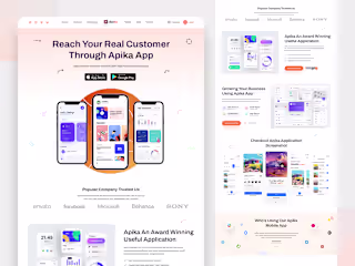 Mobile App Landing Page