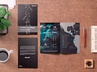 Design of advertising brochure.