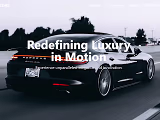 Nebula Motors: Car Website Landing Page