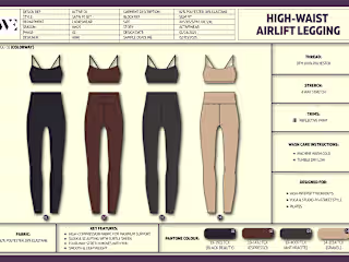 Ladies Activewear Bra and Legging Tech Pack: Behance