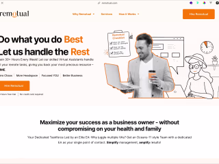 Remotual - Website Facelift with WordPress