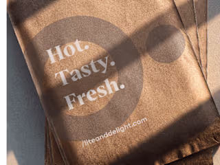 Lite and Delight > Coffee Shop Branding, Logo & Packaging