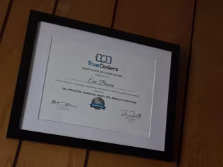 Certificate - Full Stack | React, Node