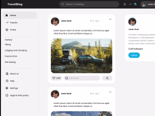 Travel Blog App using MongoDB, Express, React, and NodeJS