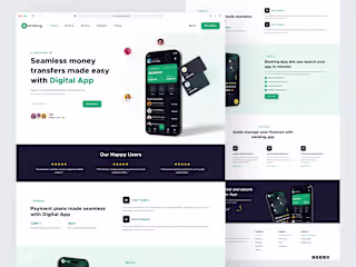 Application Landing Page