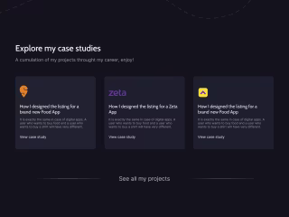 Landing Page Design for Saptarshi Prakash