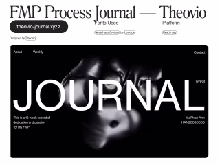 FMP Process Journal — Theovio - Internet Gems: Website Inspirat…