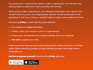Founder letter for a social network