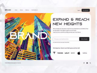 Lading Page Design Concept 