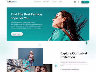 Fashion Zone | Homepage | Behance