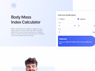 Figma to Website | BMI Calculator 