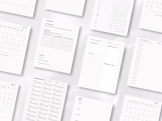 Neurodivergent Friendly Planner Sheets