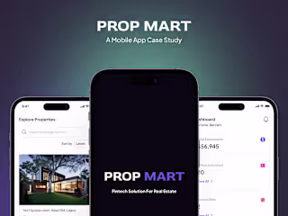 A property marketplace & auctioning app- Case study on Behance