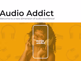 Audio Addict | Brand design & UI/UX Design 