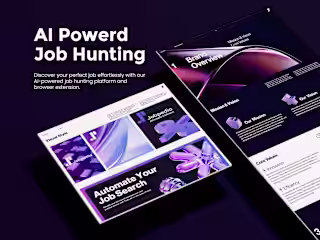 UX Research & Branding for AI Powered Job Hunting Extension.