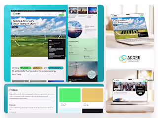 Clean Energy Website | Elementor WordPress Website + UI Design 