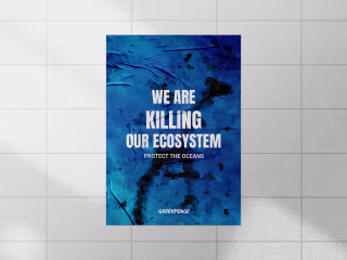 Protect the oceans x Greenpeace (Poster's Design)