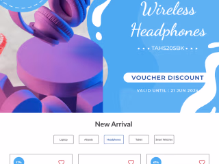 Electronic Product Web Design