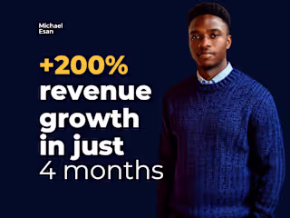 +200% revenue growth in just 4 months