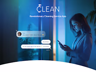 CLEANING SERVICE APP | DESIGN UI UX | MOBILE APP |