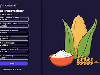 🚀 Rice Price Predictor Web App for Sri Lanka! 🌾
