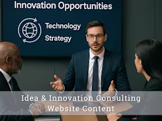 Strategic Website Copy for a Global Innovation Consultancy