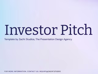 Investor Pitch Template