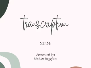 transcription