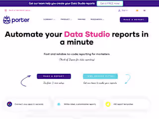 Google Data Studio connectors | Porter | All things Google Data