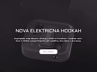 X-Shisha - Landing Page In Development (Framer)