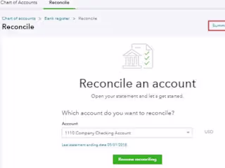 Bank Reconciliation in Quickbooks