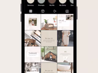 Branded Instagram feed 