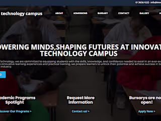 Innovation technology WordPress website