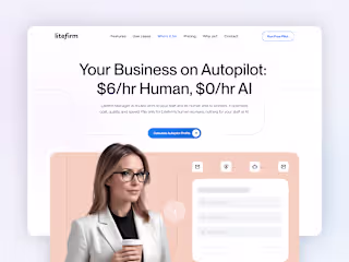 AI-Powered Business Automation Website - Litefirm