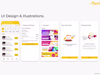 Flexii - UI/UX and Marketing Design with Illustrations