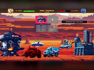 Mars Madness Mini Game 🏴‍☠️🪐