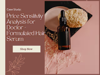 Price Sensitivity Analysis for Hair Serum: Case Study
