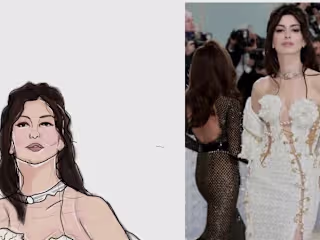 Anisha Devale on Instagram: “MET GALA 2023.@annehathaway
(I’m r…